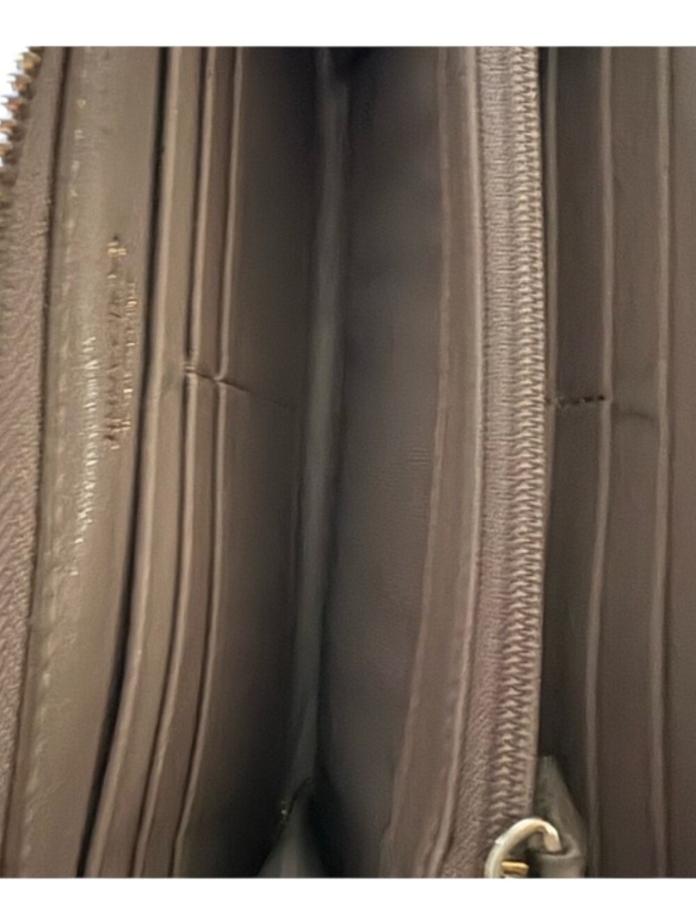 Jimmy Choo Filipa Metallic Silver/Grey Star-Studded Zip Wallet W/ Dusty & COA - Picture 11 of 12